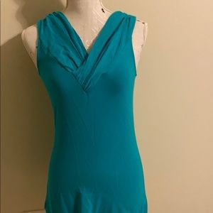 Express Blue-Green Tank Top Sm